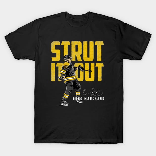 brad marchand notorious strut T-Shirt by mazihaya pix